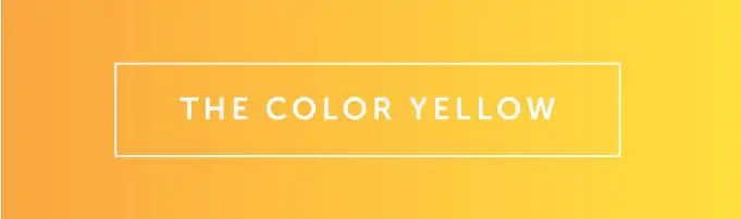 Science of colors - Yellow