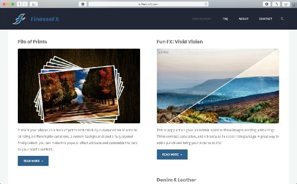 Best 10 Resource Sites for Downloading Free Photoshop Actions - FinesseFX
