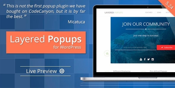 Top 10 WordPress Popup Plugins - Layered Popups