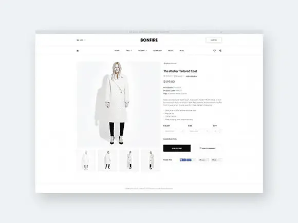 12 Free E-commerce Psd Templates to Quickly Build an Impressive Online Store - Bonfire