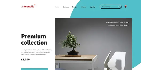 12 Free E-commerce Psd Templates to Quickly Build an Impressive Online Store - Furniture Shop