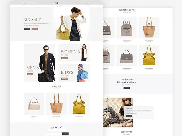 12 Free E-commerce Psd Templates to Quickly Build an Impressive Online Store - Penta