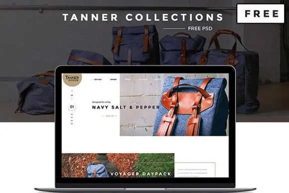 12 Free E-commerce Psd Templates to Quickly Build an Impressive Online Store - Tanner