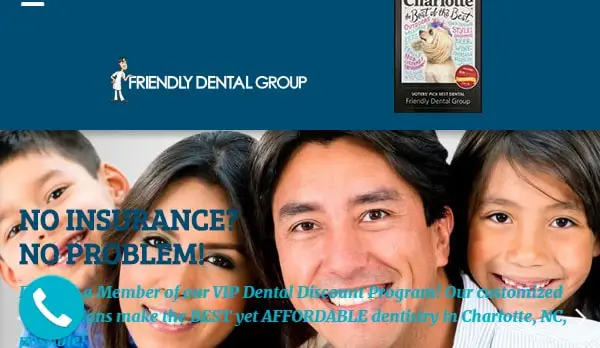 20 Beautiful Dental Website Design Examples for Dentists - Friendly Dental Group