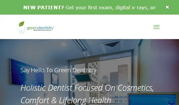20 Beautiful Dental Website Design Examples for Dentists - Green Dentistry