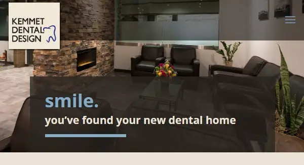 20 Beautiful Dental Website Design Examples for Dentists - Kemmet Dental Design