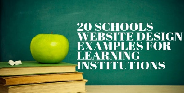 20 School Website Design Examples for Learning Institutions