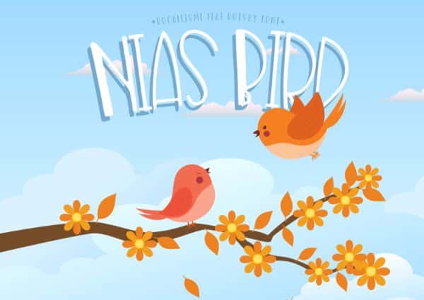Display Image for Comic Font Nias Bird