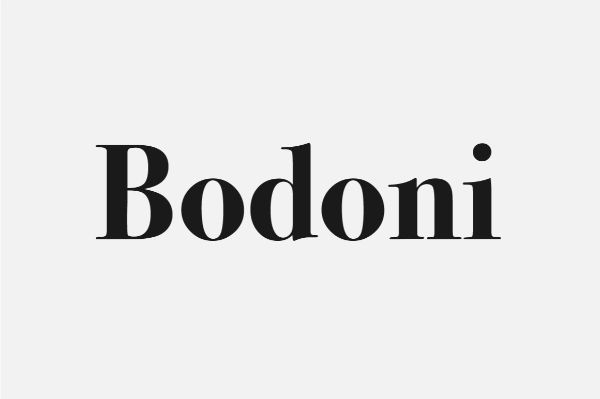 Free Christmas Fonts You Can Use This Holiday Season- Bodoni Font