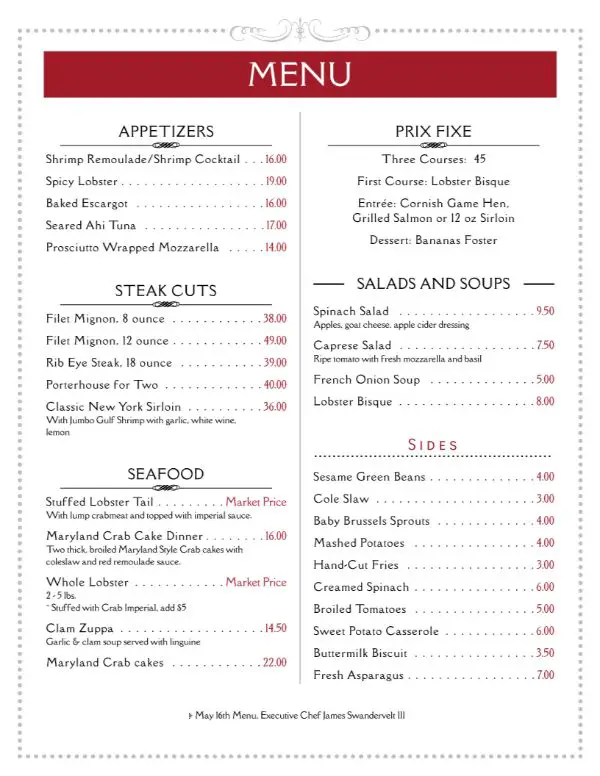 Strategically Price the items in restaurant menu design