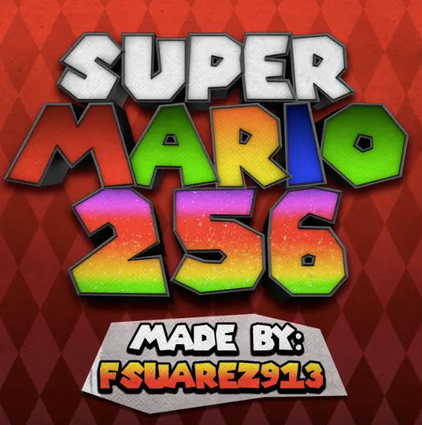 Display Image-Comic Font- Super Mario 256