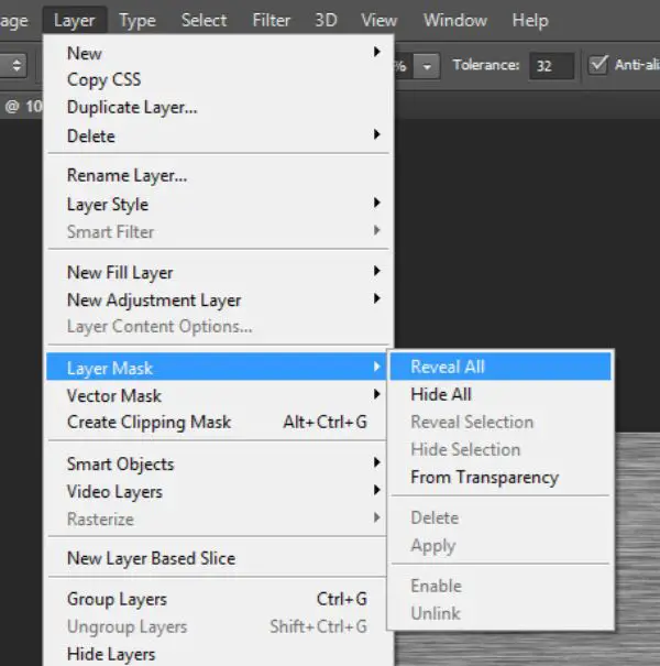 How to Create Metal Texture Using Photoshop- adding layer mask
