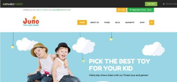 20 Children-Oriented WordPress Themes You Can Use Today- Juno
