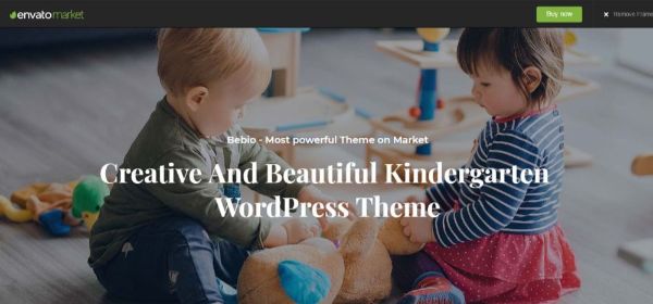 20 Children-Oriented WordPress Themes You Can Use Today- bebio wordpress theme