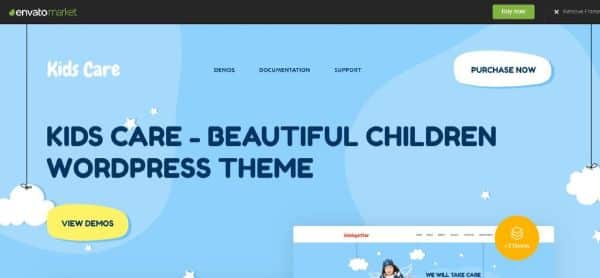 Kids Care WordPress Theme