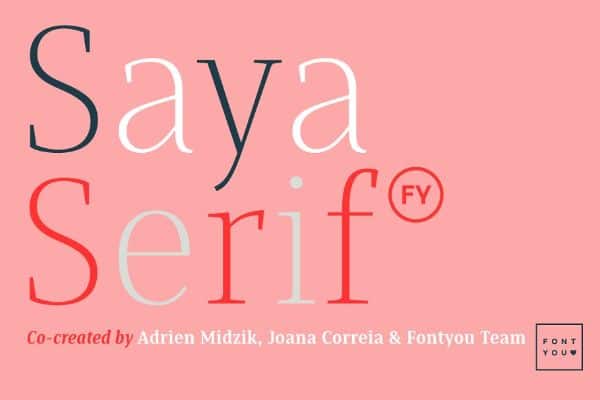 Saya Serif