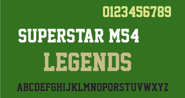 Best Number Fonts - Superstar