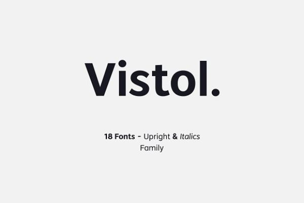 X Most Legible Fonts for Books & Long Texts - Vistol Sans Latin Pro