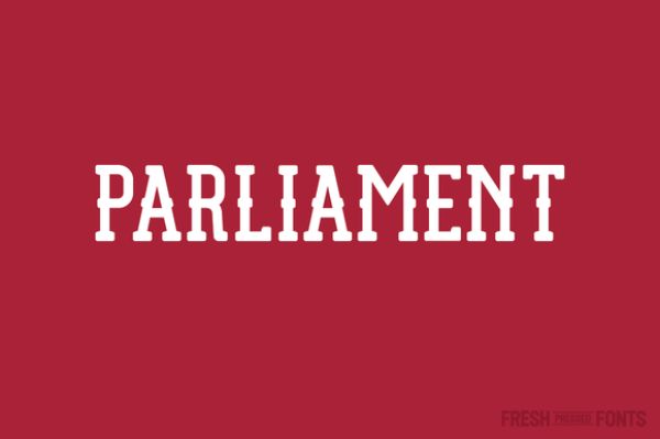 Best number fonts - Parliament