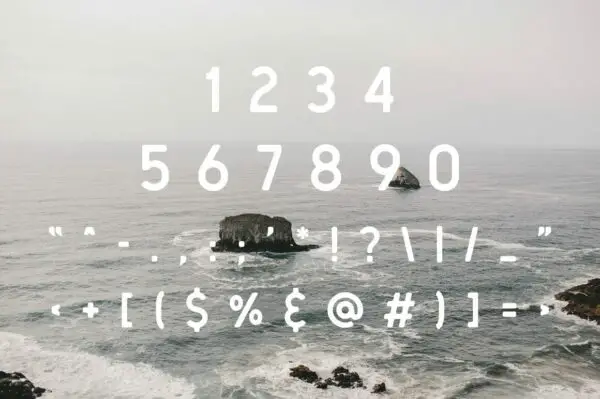 Oregon - Clean Vintage Number Font