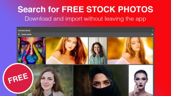 Photoshop Plugins - free stock search
