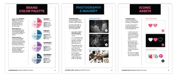 Website Style Guide- Image treatments and example
