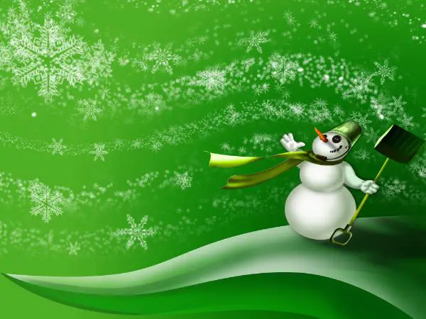 Snowman Winter Wallpaper