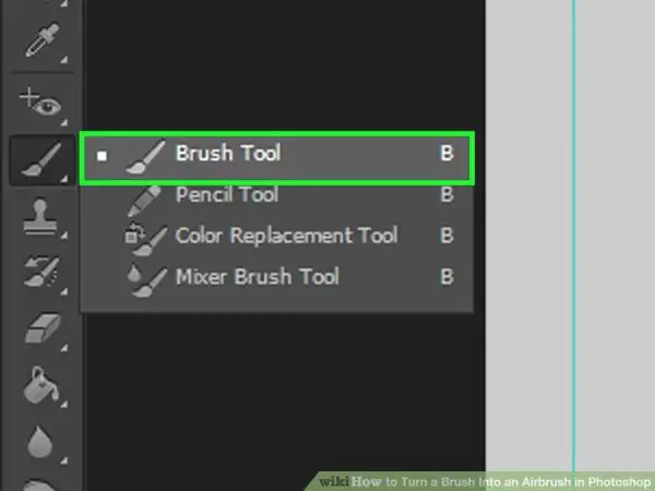 select brush tool
