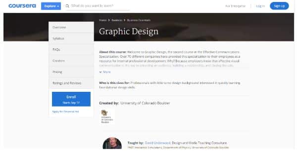 Coursera - Graphic Design by David Underwood