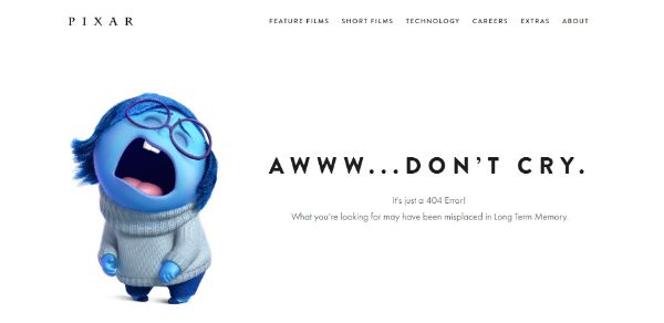 Pixar 404-page