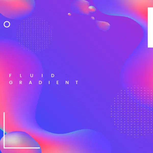 Colorful fluid Gradient Background Vector