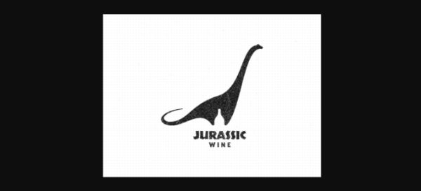 Dinosaur Illustration in a logo