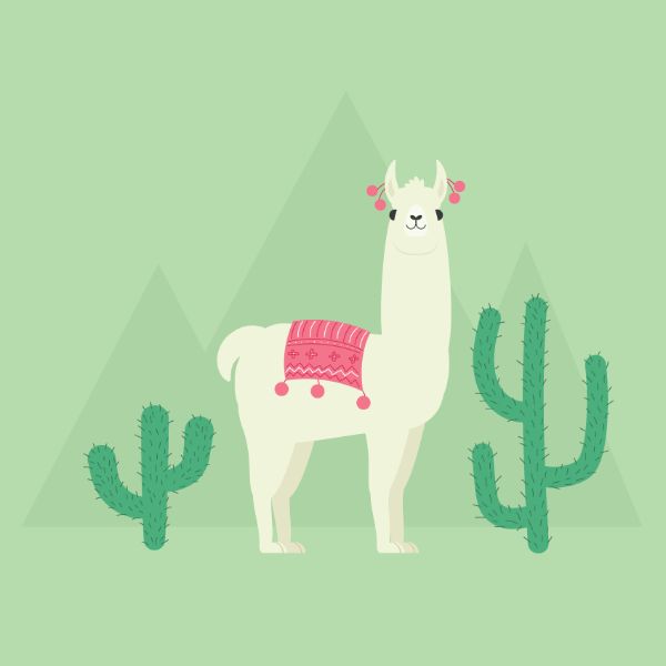 Easy Llama illustration