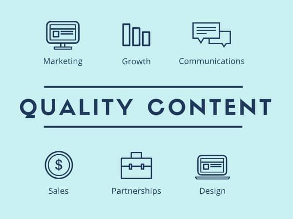 Focus on creating quality content