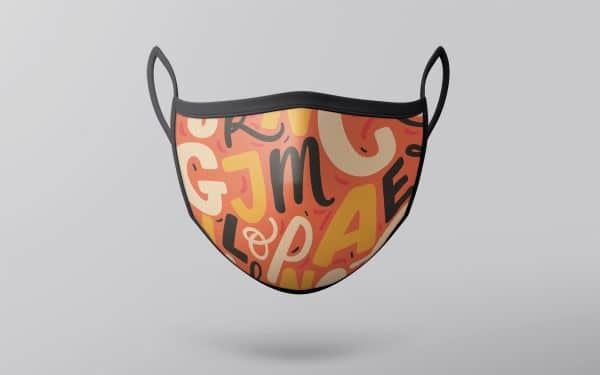 Lettering mask by Hanifa design
