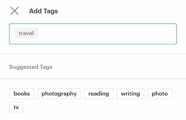 Make use of image tags