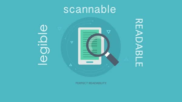 Prioritize readability for your site’s content