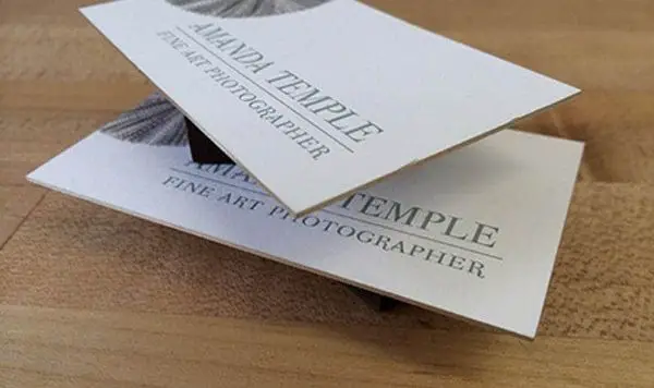 heavy and durable business cards