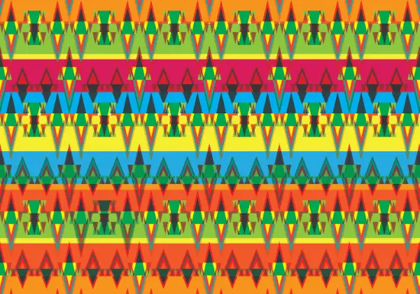 Ikat Pattern backgrounds to use in designs - Bright