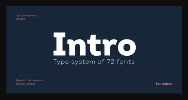 Fonts for Logo: Intro