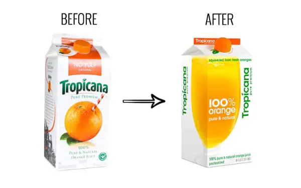 Mistakes Not to Make During Package Design: Drastic Change
