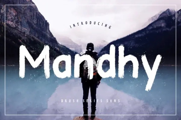 Fonts for Logo: Mandhy