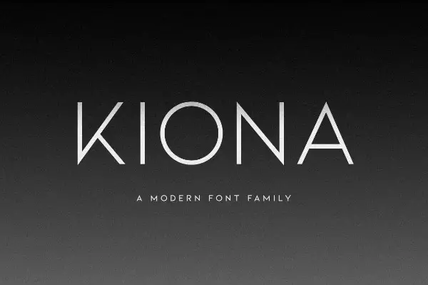 Fonts for Logo: Kiona