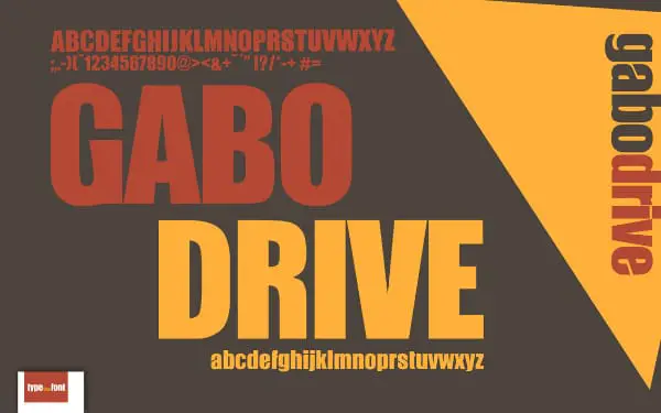 Free Strong Fonts All Designers Should Have: Gabo