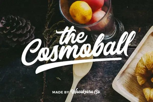 Free Strong Fonts All Designers Should Have: Cosmoball