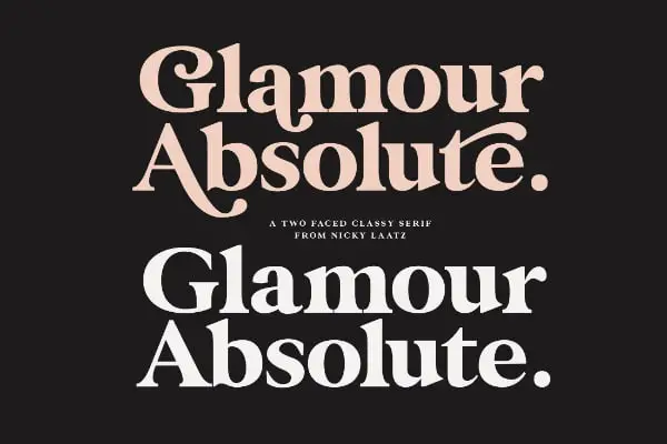 Free Strong Fonts All Designers Should Have: Glamour