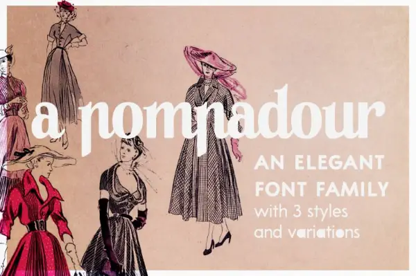 Free Strong Fonts All Designers Should Have: Pompadour