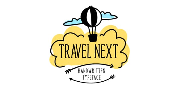Free Travel Fonts for Designers: Travel Next