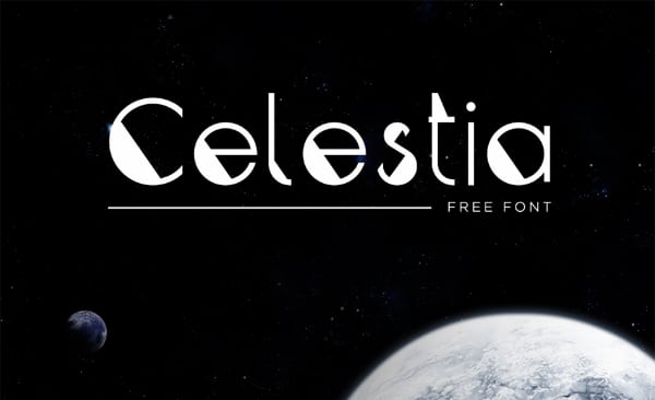 Creative Space Fonts for Designers: Celestica