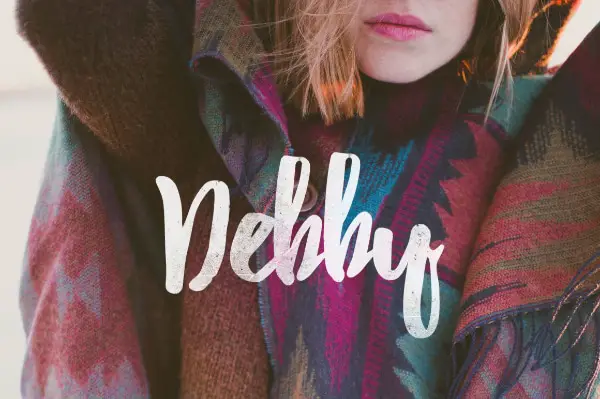 Free Travel Fonts for Designers: Debby
